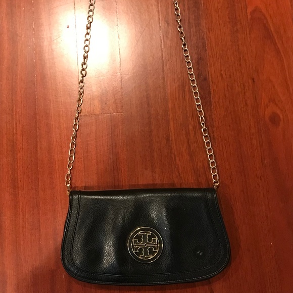 Tory Burch Black Amanda Logo Crossbody Purse - Picture 5 of 5